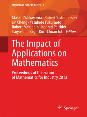 cover image of The Impact of Applications on Mathematics